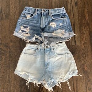 Abercrombie and Fitch high waisted shorts!